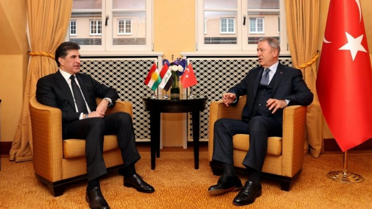 Milli Savunma Bakanı Akar, Neçirvan Barzani ile görüştü!