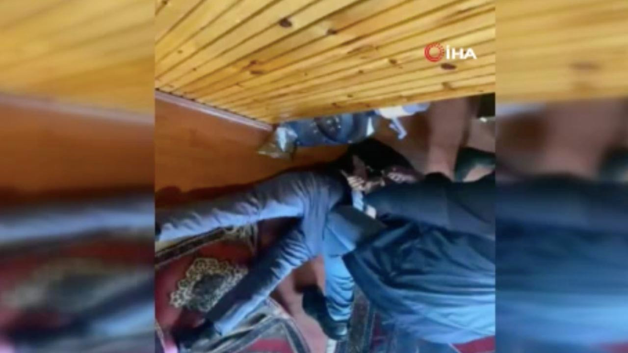 Kayseri'de uyuşturucu operasyonu: Yakalanacağını anlayınca sobaya attı