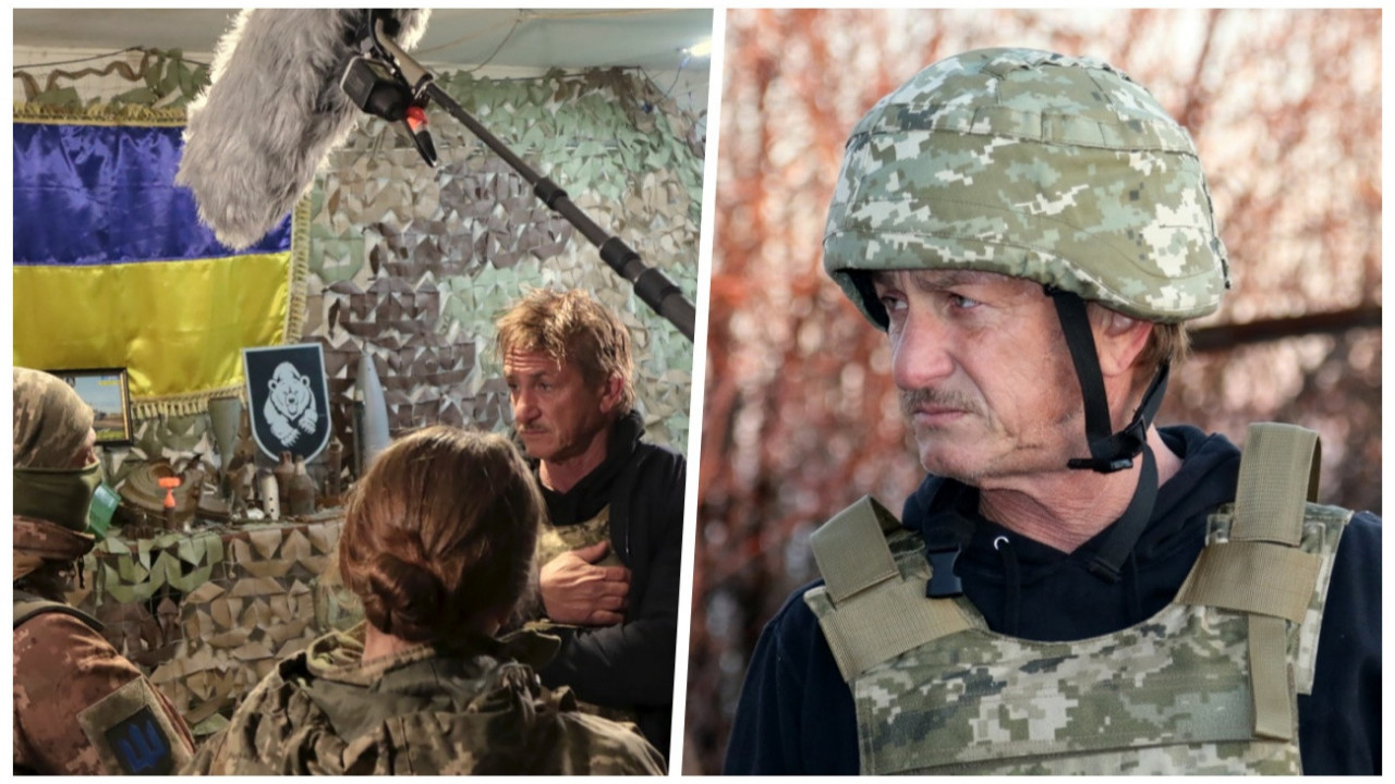 Sean Penn, Rus işgali belgeselinin çekimleri için Kiev’de