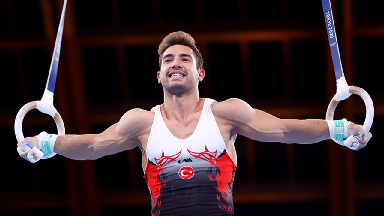 Milli cimnastikçi İbrahim Çolak'tan halka aletinde altın madalya