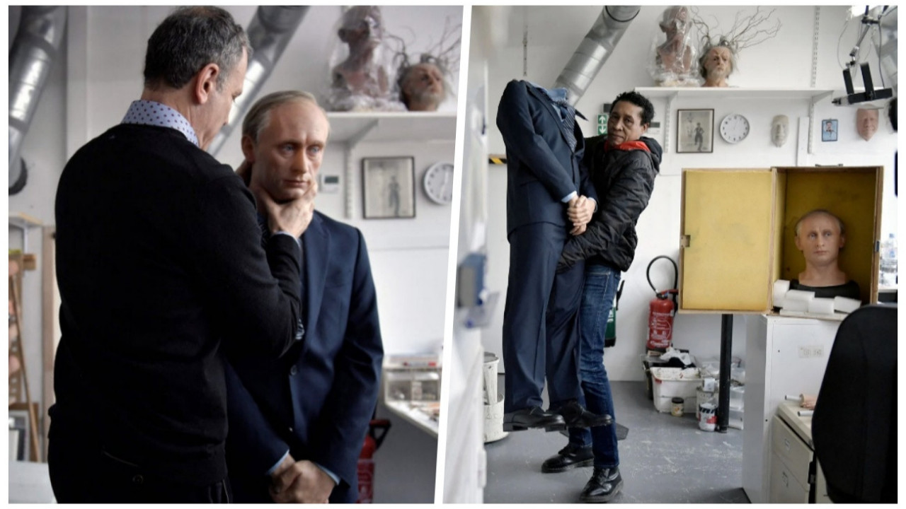 Vladimir Putin'in balmumu heykeli Paris müzesinden kaldırıldı