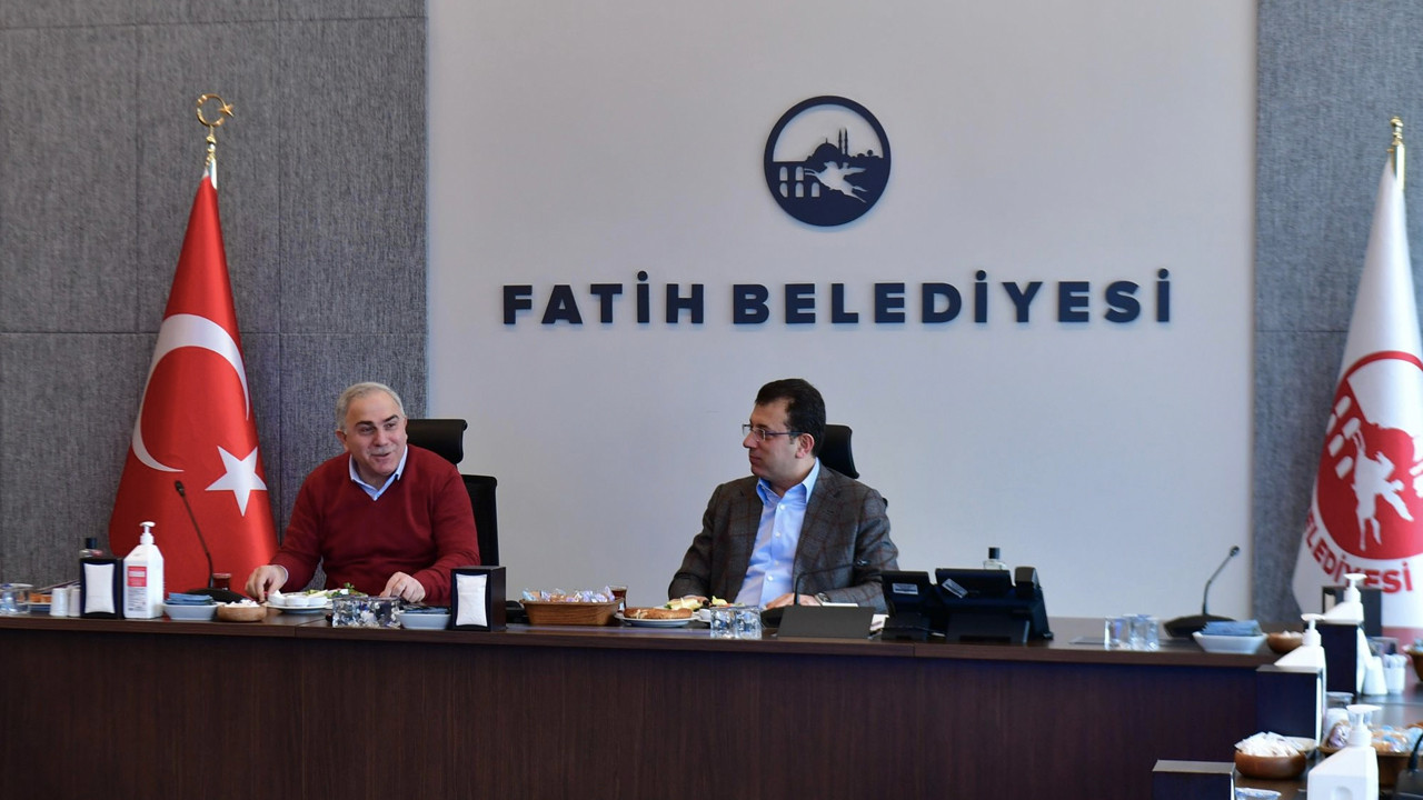 Fatih Belediye Başkanı Turan ile İBB Başkanı İmamoğlu 'Süleymaniye' gündemiyle görüştü