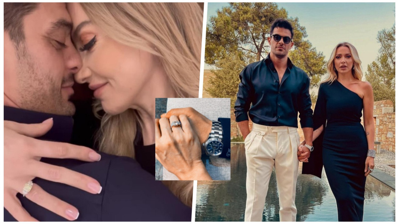 Hadise, Mehmet Dinçerler'in evlilik teklifi yüzüğünü parmağından çıkarttı