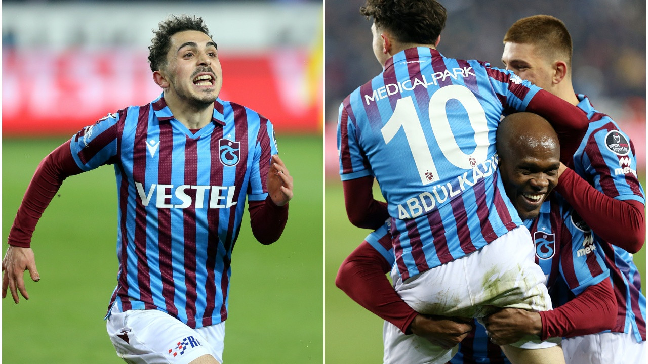 Trabzonspor şampiyonluk yolunda Göztepe engelini de 4 golle geçti