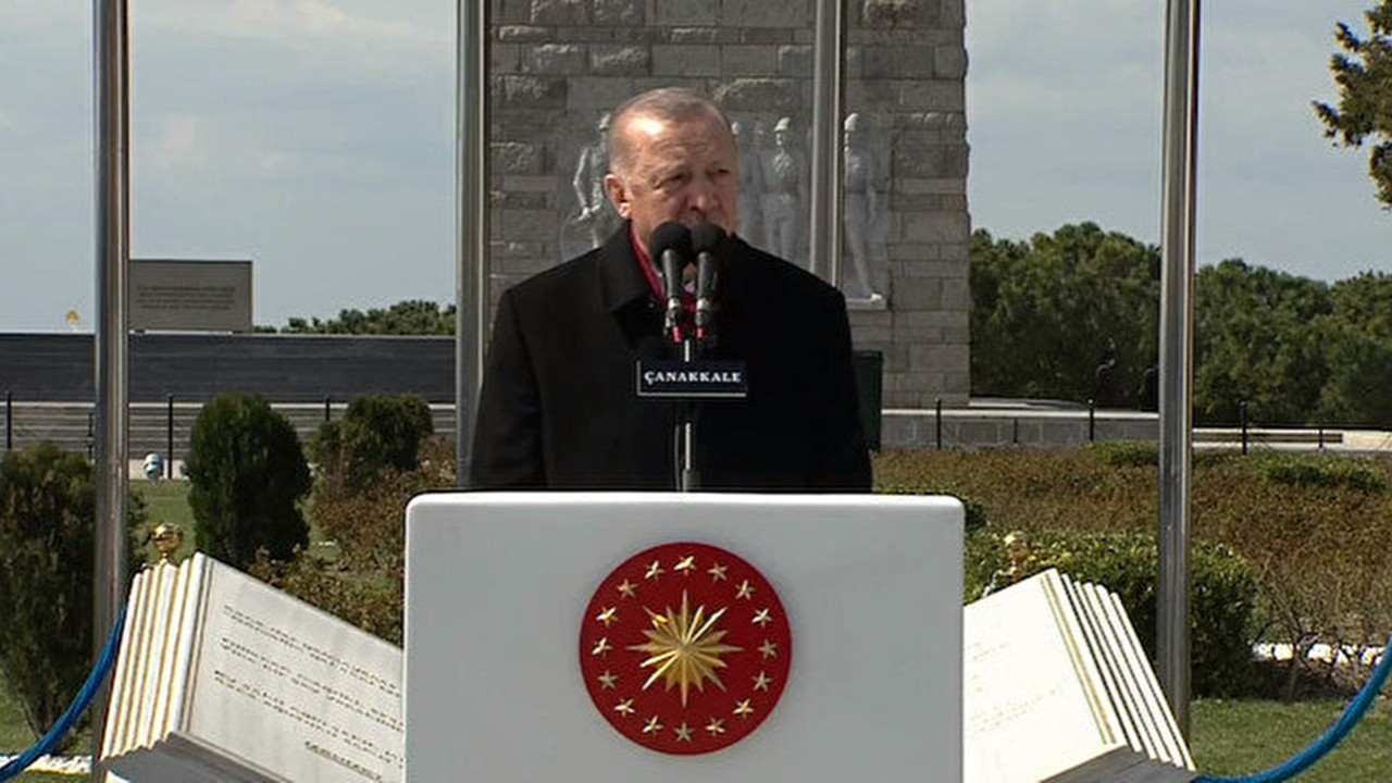 Erdoğan: İstiklale aşık bir millet 107 sene evvel burada tarihin akışını değiştirdi