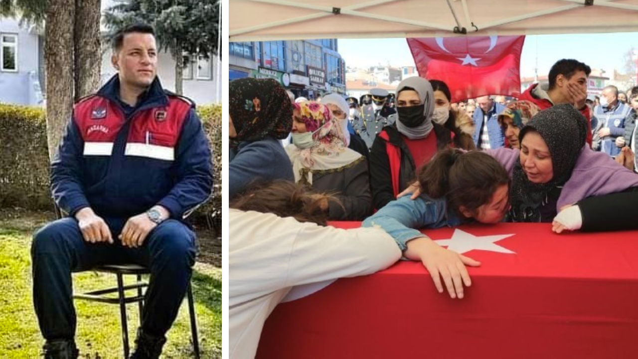 Kalp krizi geçiren Jandarma Astsubay evleneceği gün toprağa verildi