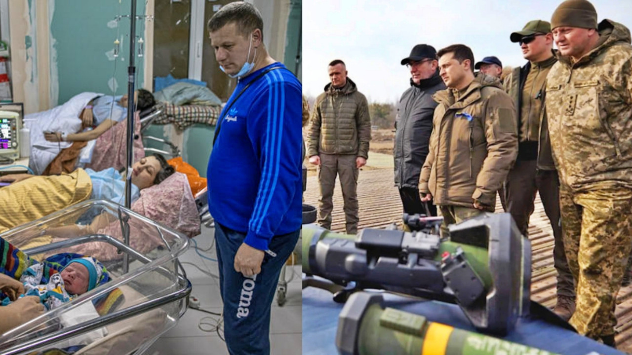 Ukrayna'da doğan 2 bebeğe 'Javelin' tanksavar silahının ismi verildi!
