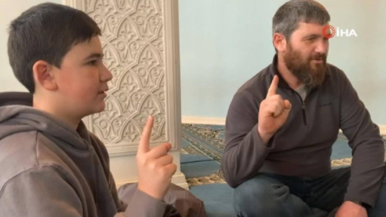 Ukraynalı baba ve oğul savaşın ortasında Müslüman oldu