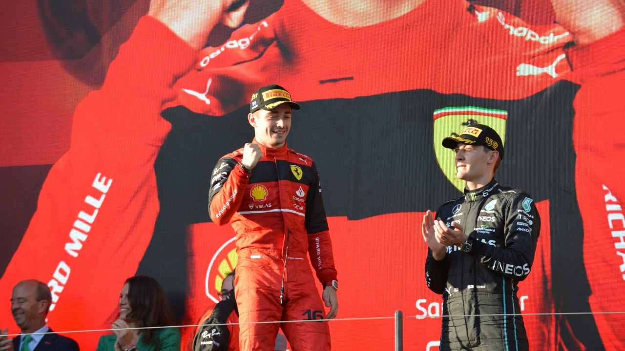 Avustralya Grand Prix'sini Scuderia Ferrari'nin Monakolu pilotu Charles Leclerc kazandı