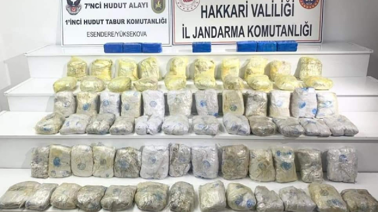 Türkiye-İran sınırında uyuşturucu operasyonu! Tam 127 kilogram...