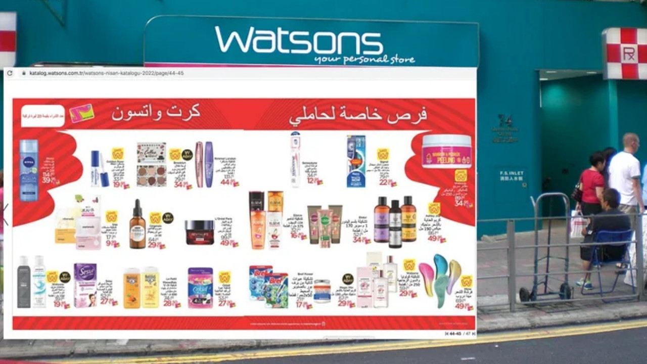 Watsons indirim kataloğunu Arapça yayınladı: Sosyal medyada boykot çağrısı yapıldı!