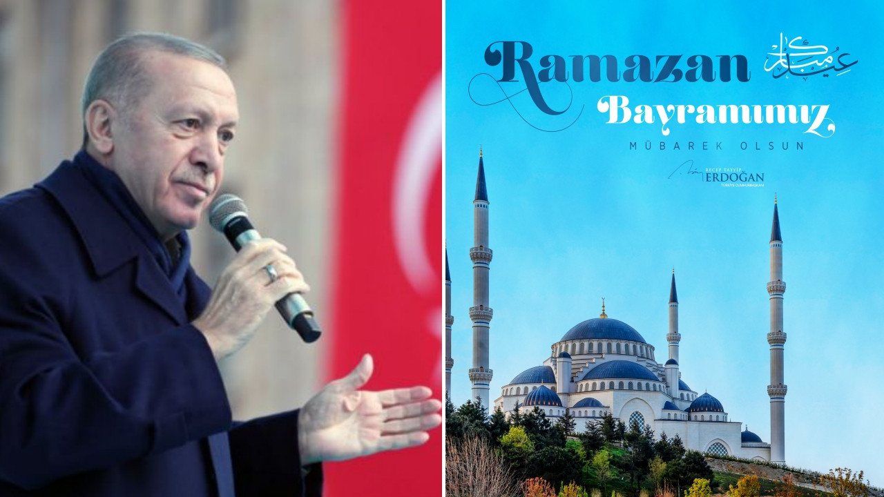 Cumhurbaşkanı Erdoğan'dan Ramazan Bayramı paylaşımı: Rabbime hamdediyorum...