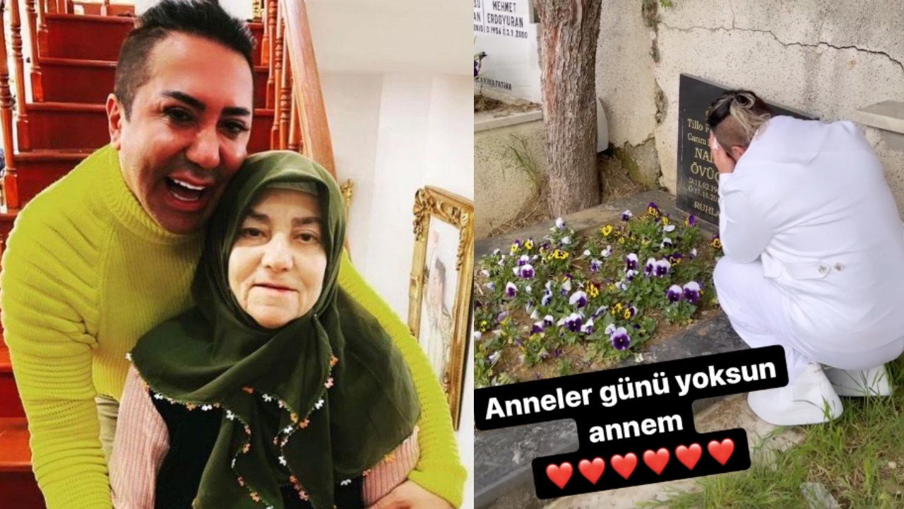 Murat Övüç, annesinin mezarında ağıt yaktığı anları paylaştı!