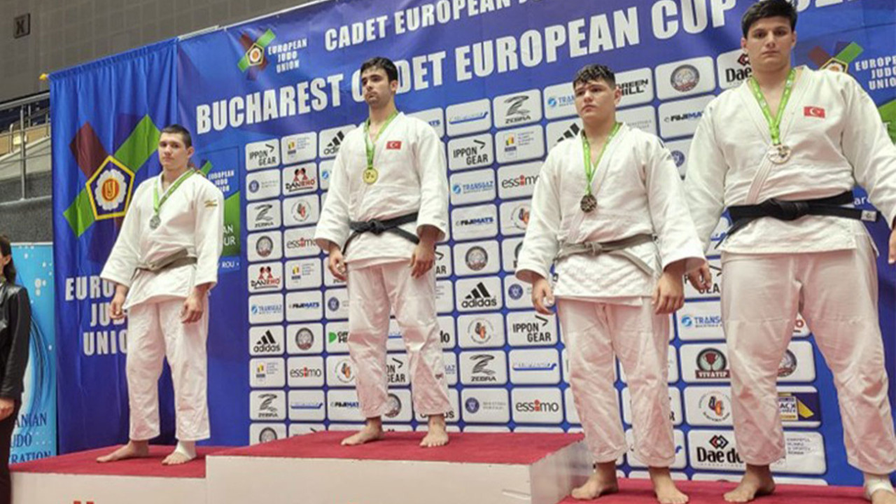 Ümitler Avrupa Judo Kupası'nda Recep Ergin, Romanya'da şampiyon oldu