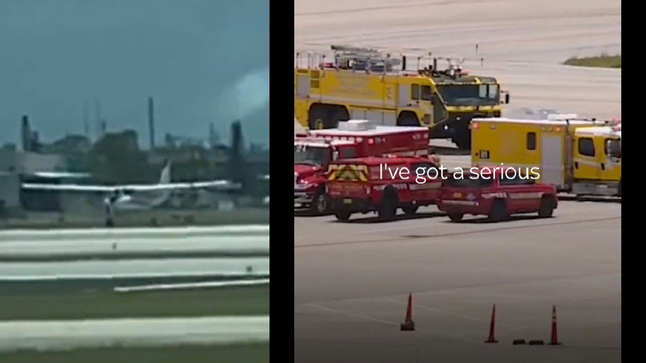 Pilot bayıldı, uçağı deneyimsiz bir yolcu havalimanına indirdi