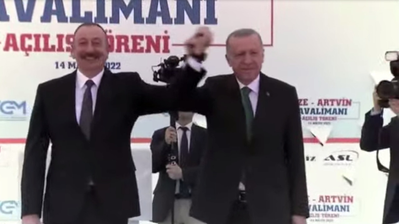 Azerbaycan Cumhurbaşkanı Aliyev, Rize-Artvin Havalimanı açılışında konuştu: Yaşasın Türkiye-Azerbaycan birliği