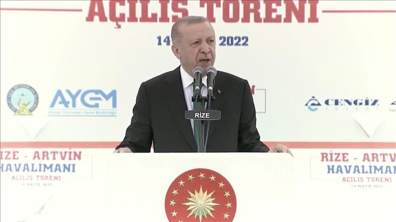Rize-Artvin Havalimanı açıldı! Cumhurbaşkanı Erdoğan: Bu eser hava yolu ulaşımında alınan mesafenin sembolüdür!