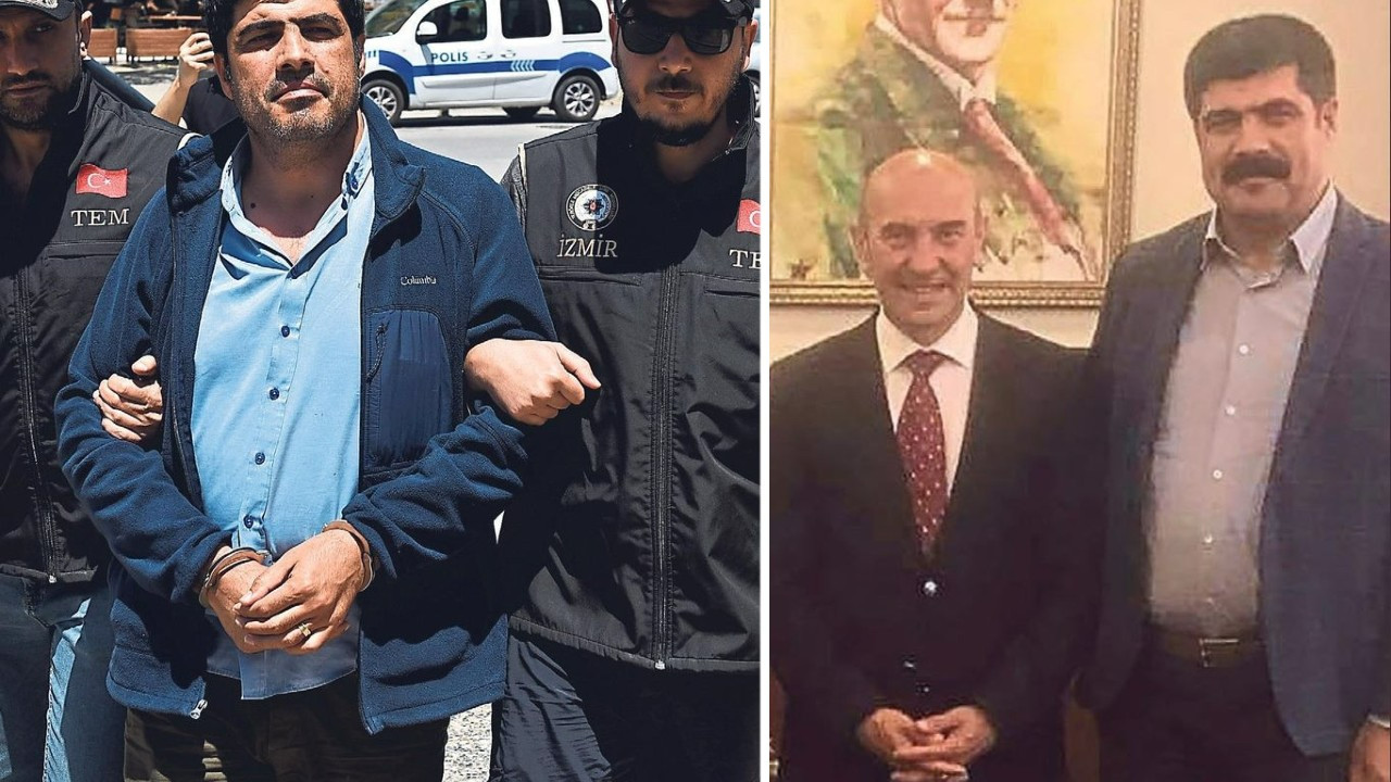Belediyede çalışan ve Tunç Soyer ile fotoğrafı olan PKK'nın mali yöneticisi yakalandı