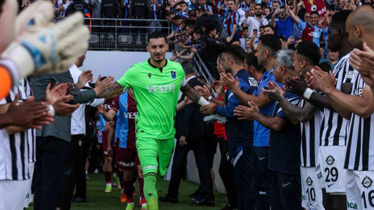 Şampiyon Trabzonspor, sezonun son maçında yeni hedef peşinde