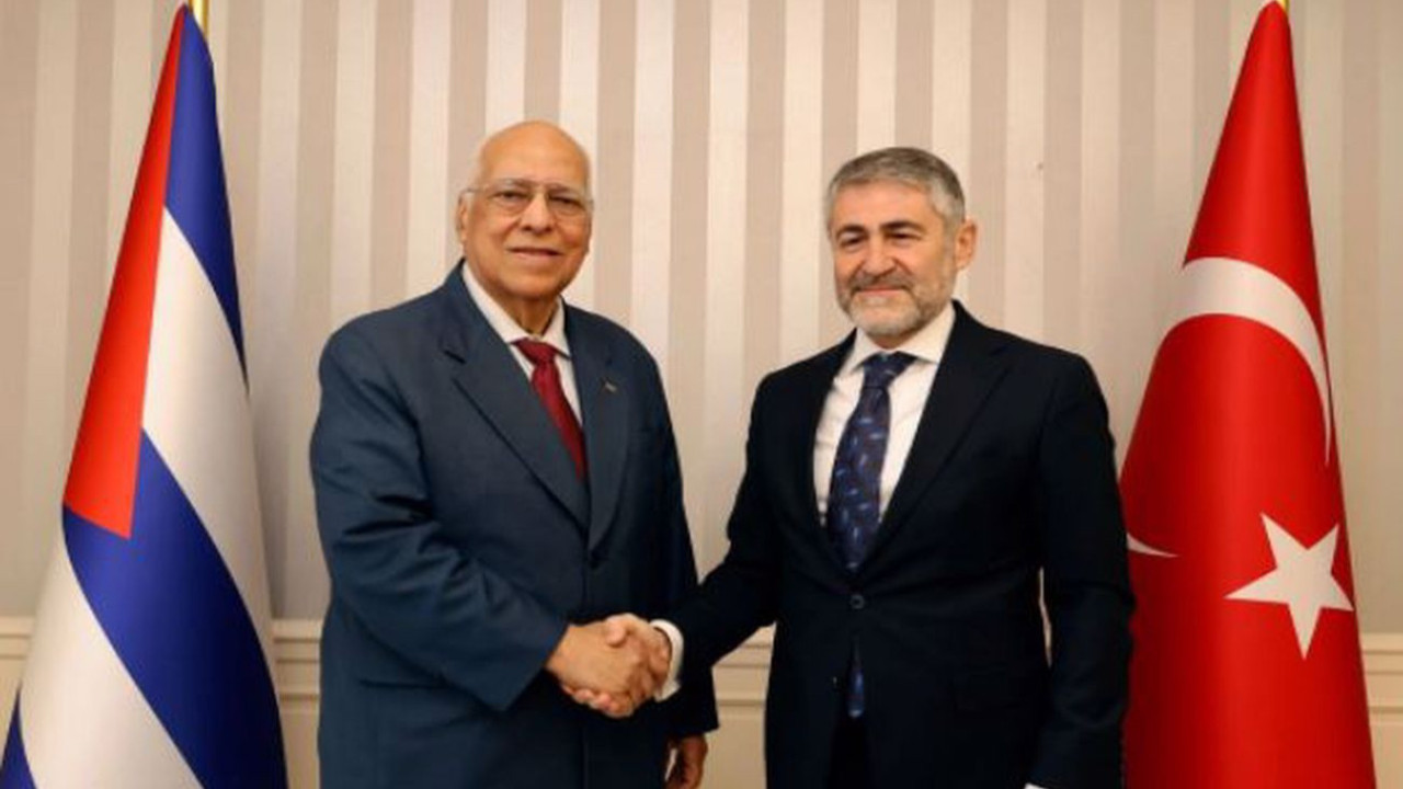 Maliye Bakanı Nureddin Nebati, Küba Başbakan Yardımcısı Ruiz ile görüştü