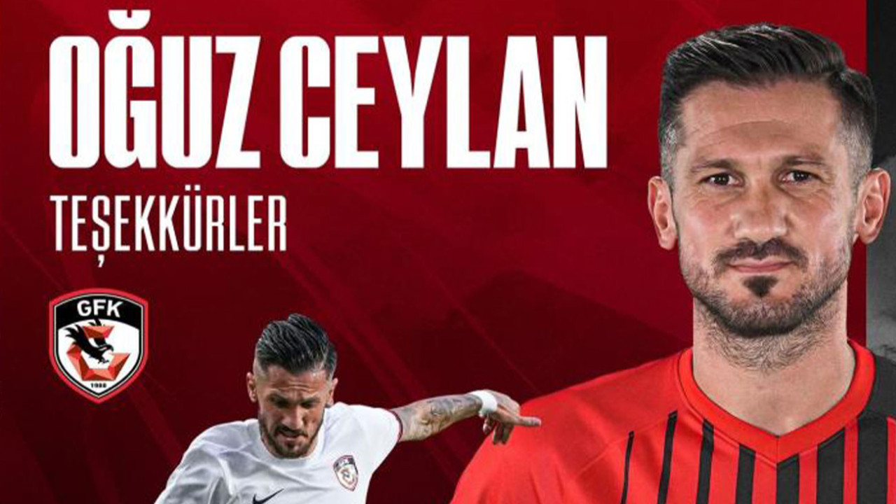 Gaziantep FK, karşılıklı anlaşarak takım kaptanlarından olan Oğuz Ceylan ile yolları ayırdı