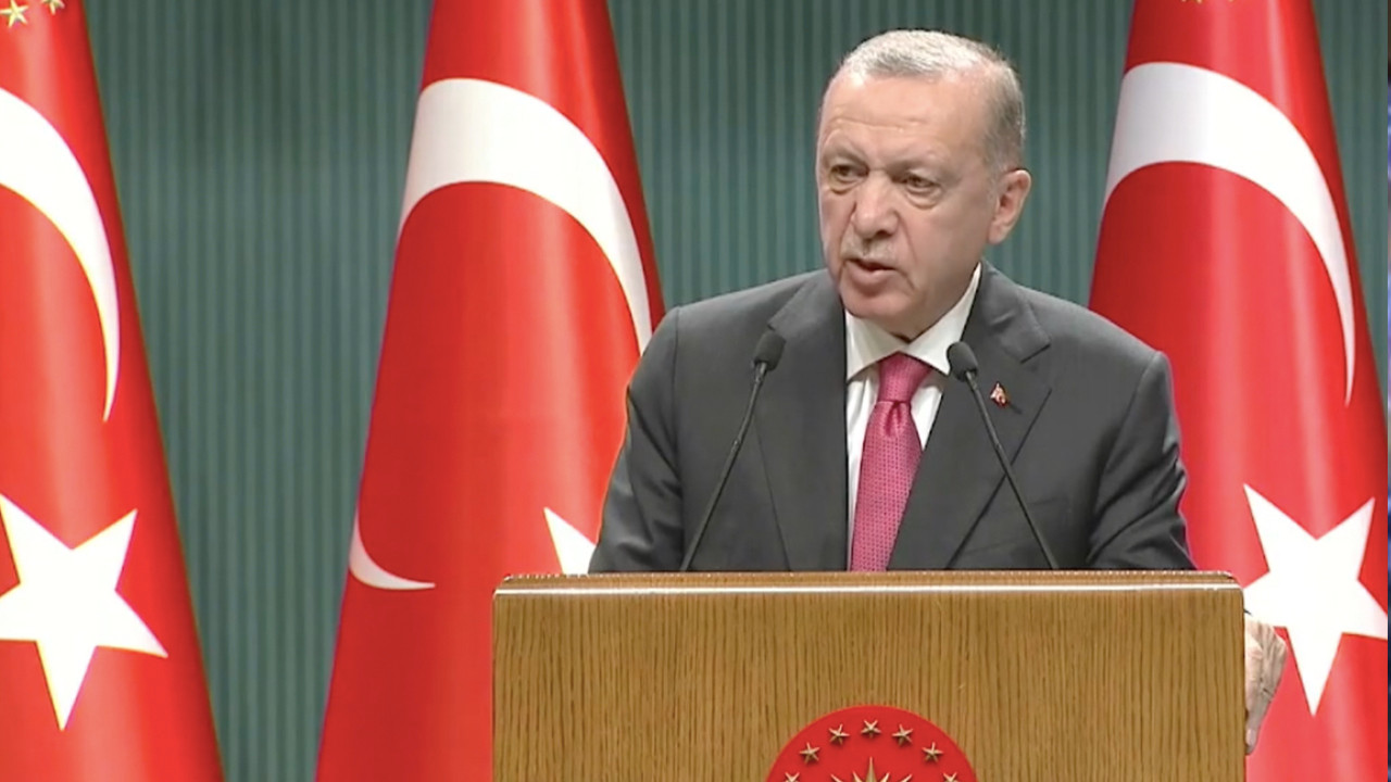 Cumhurbaşkanı Erdoğan Kabine toplantısı sonrası açıklamalar yapıyor