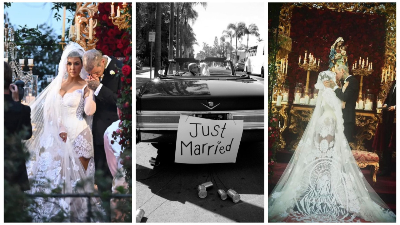 Kourtney Kardashian ile Travis Barker İtalya'da düğün yaptı! İşte gösterişli kutlamalardan kareler