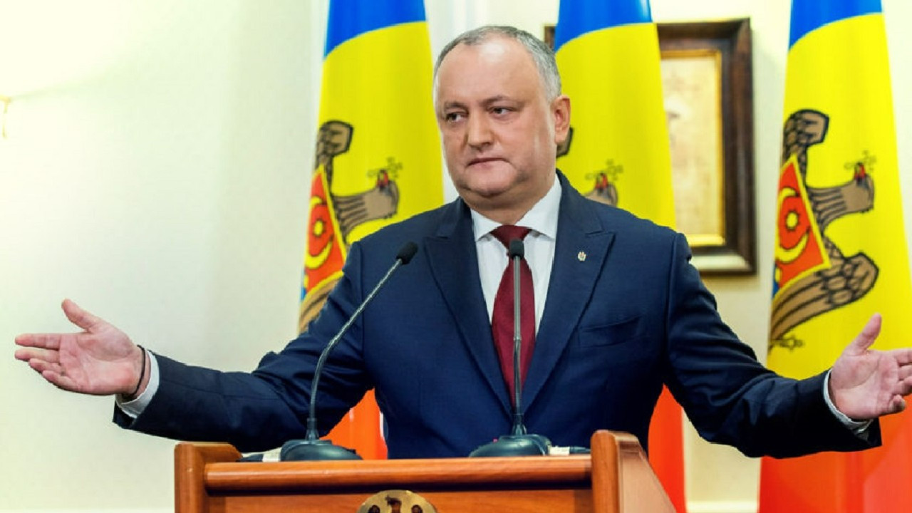 Eski Moldova Cumhurbaşkanı Dodon gözaltına alındı!