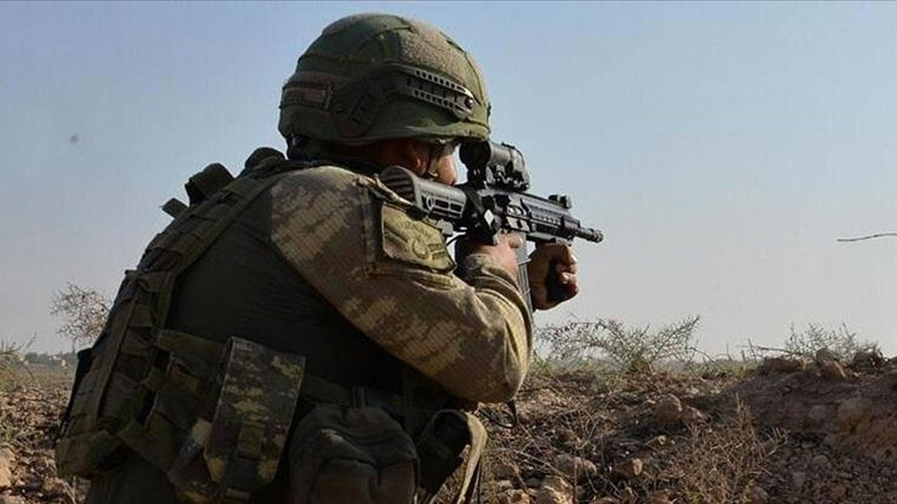 Suriye'nin kuzeyinde taciz ateşi açan 7 PKK/YPG'li terörist öldürüldü