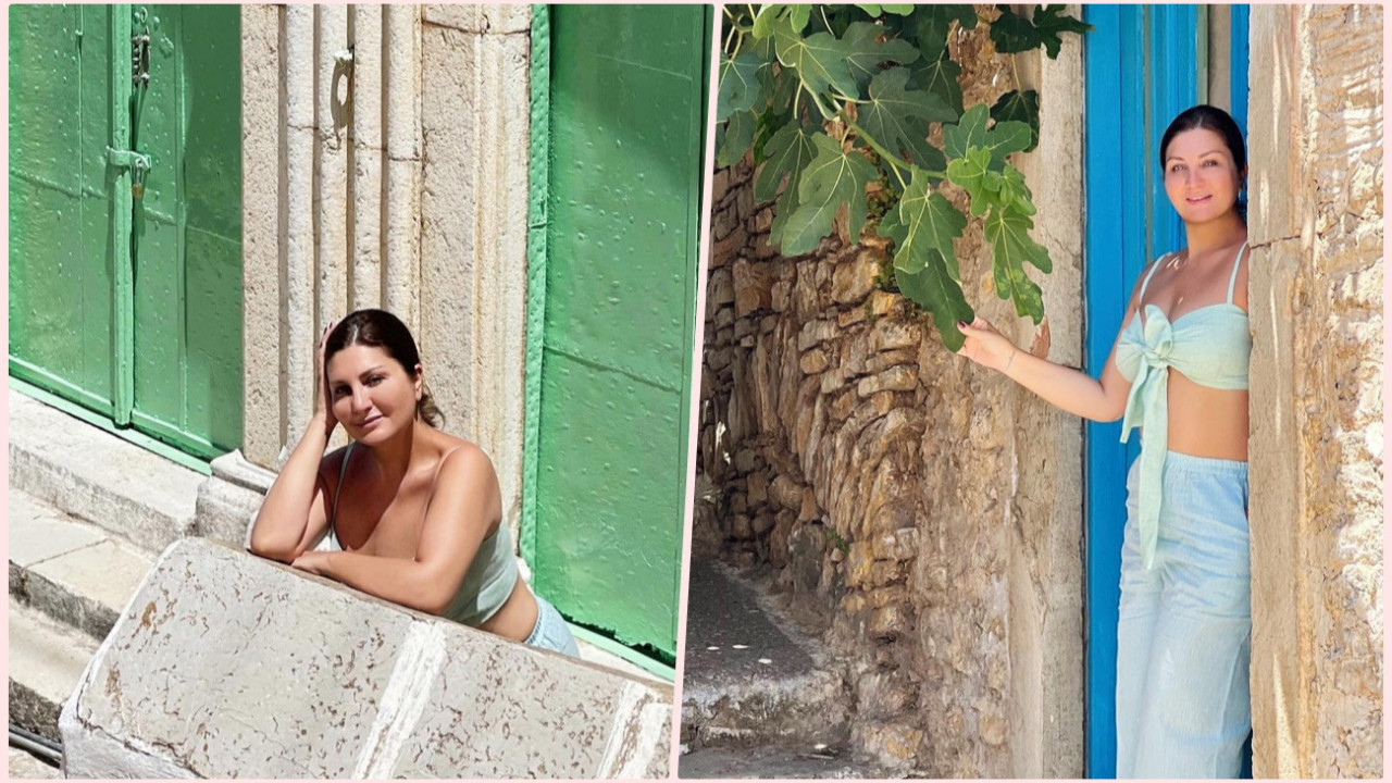 Sibel Can'ın Yunanistan tatilinden kareleri sosyal medyayı salladı