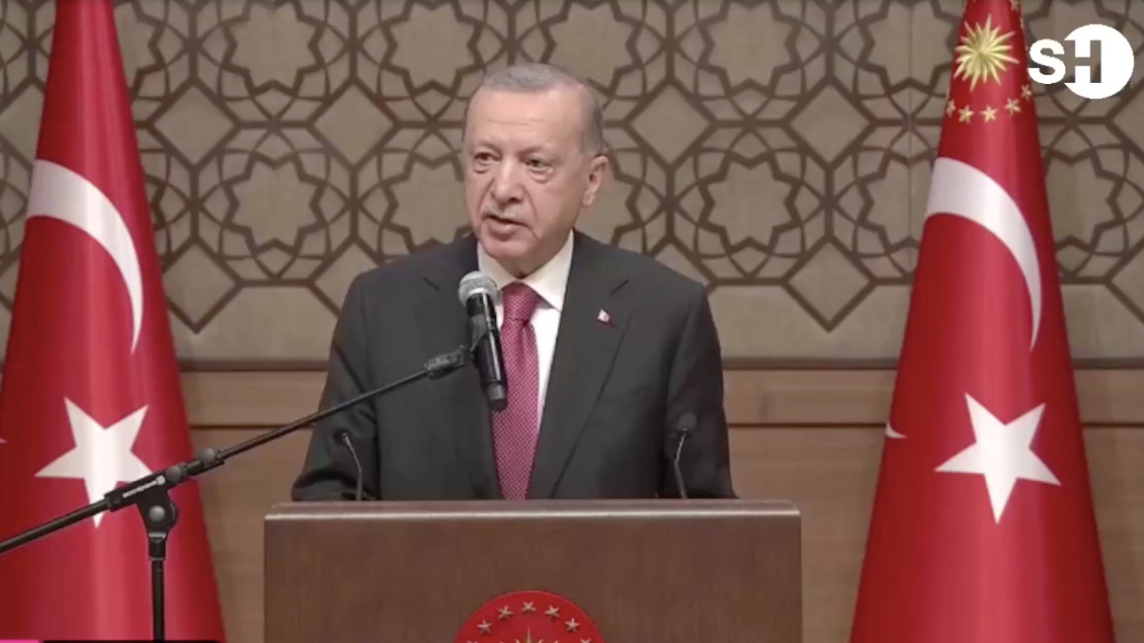 Erdoğan, Etik Eğitimi ve Etik Eğitici Yetiştirilmesi İşbirliği Protokolü İmza Töreni'nde konuşuyor