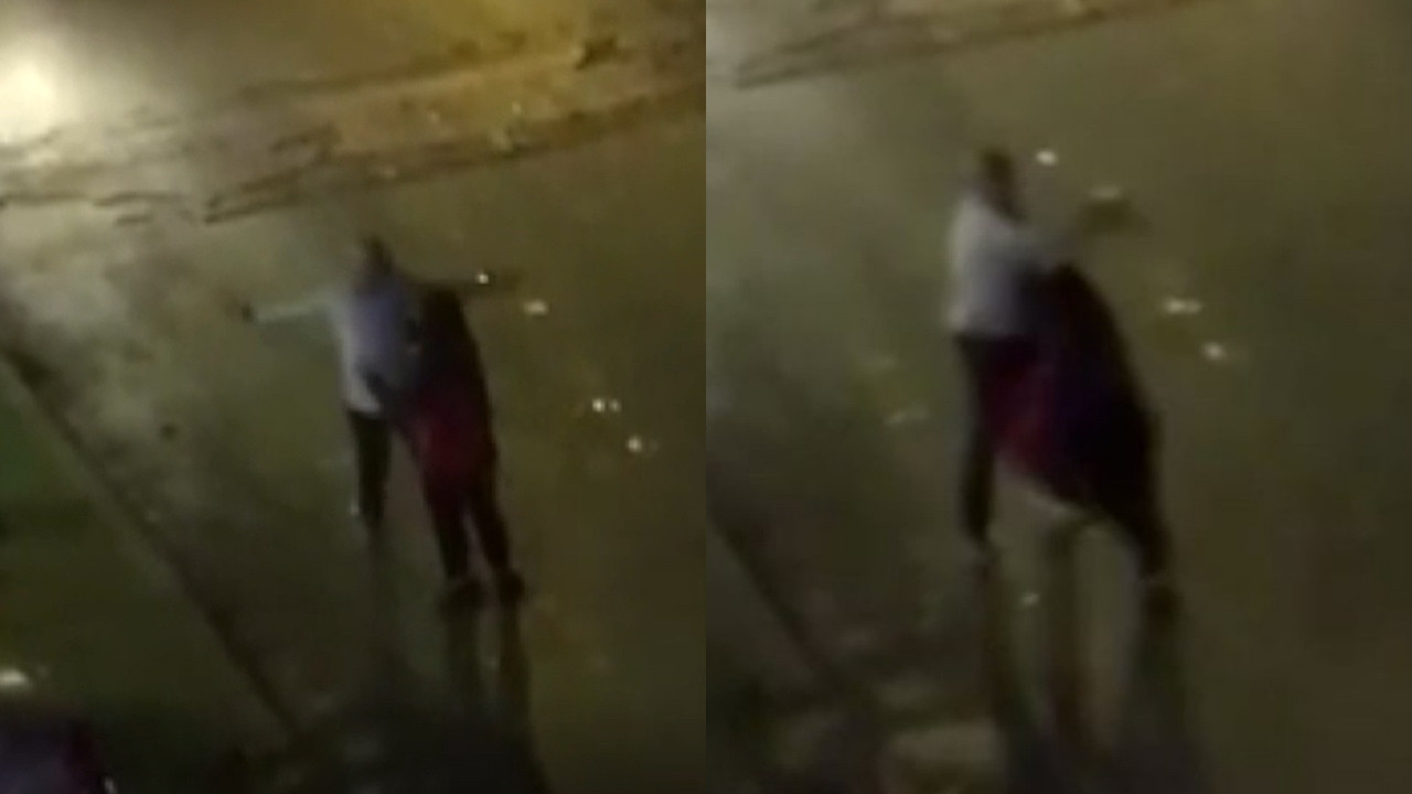 Avcılar'da sokak ortasında kadını tokatladı, vatandaşlar sadece izledi!
