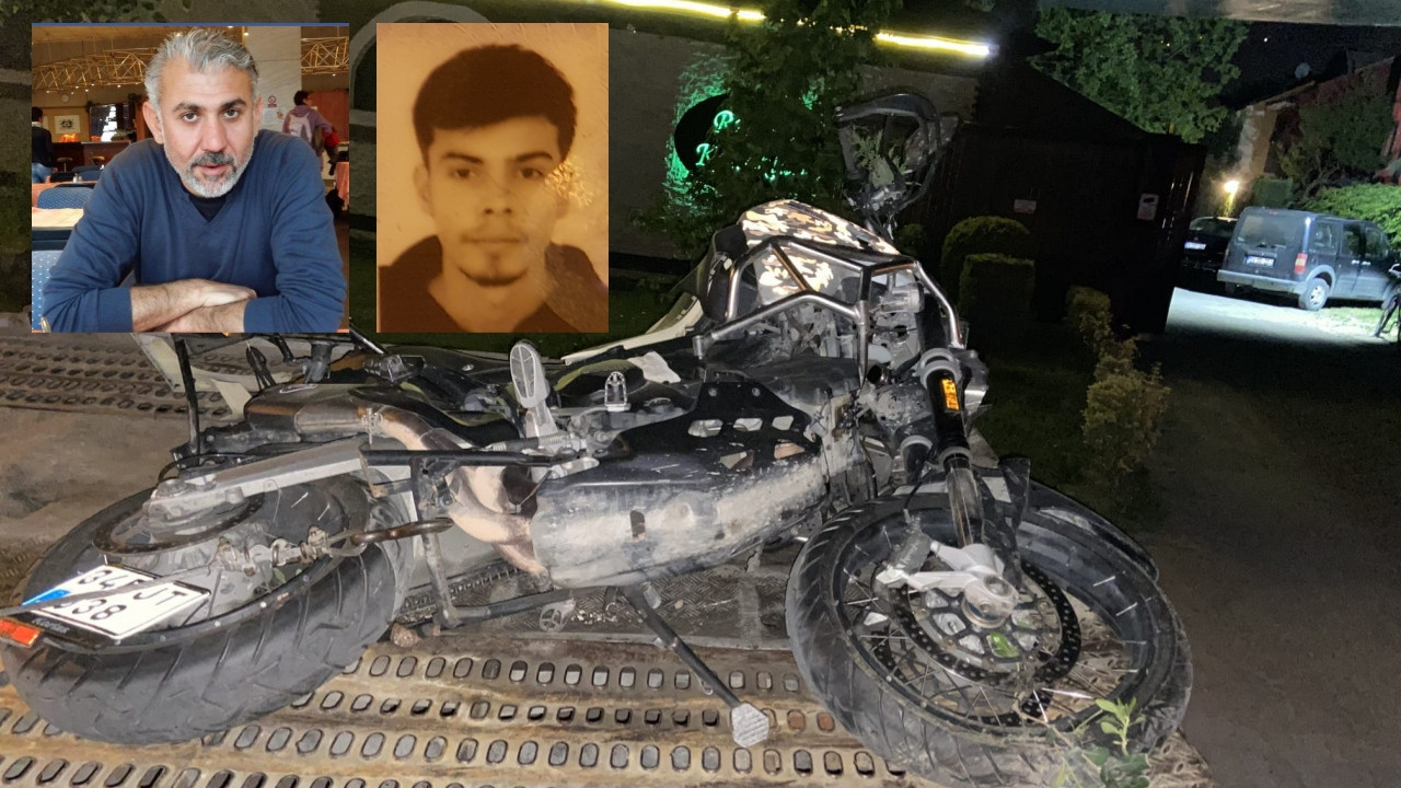 Motosiklet sürücüsü dehşet saçtı: Hem kendini hem yayayı öldürdü!
