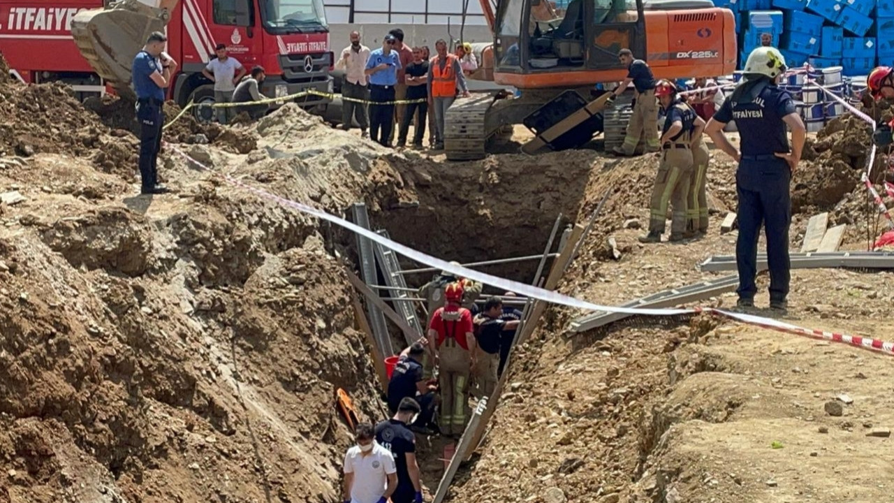 Başakşehir'de inşaat alanında göçük: 1 işçi hayatını kaybetti!