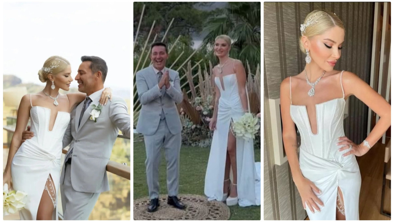 İtalya'da evlenen Mustafa Sandal ile Melis Sütşurup, Marmaris'te düğün yaptı