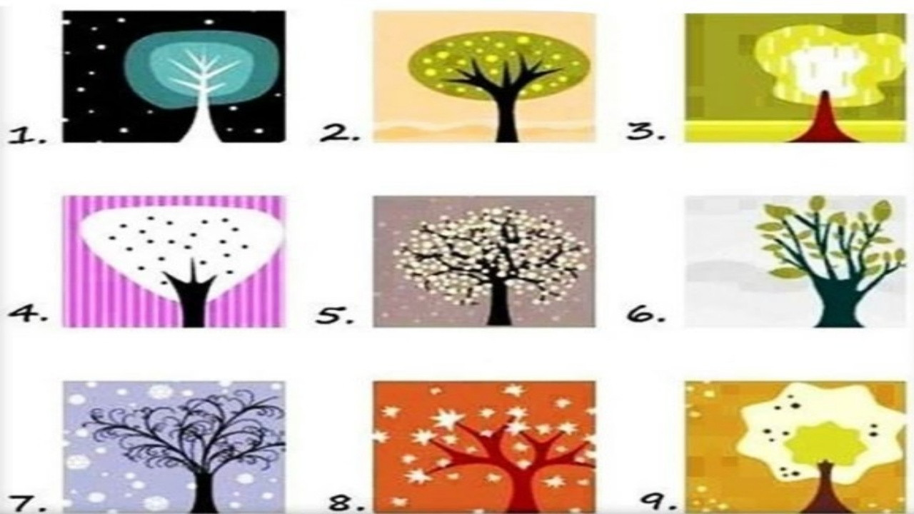 Kişilik Testi! 9 Ağaçtan Birini Seç, Sevgilini Tanı! İlişkinizin geleceğini Söylüyor