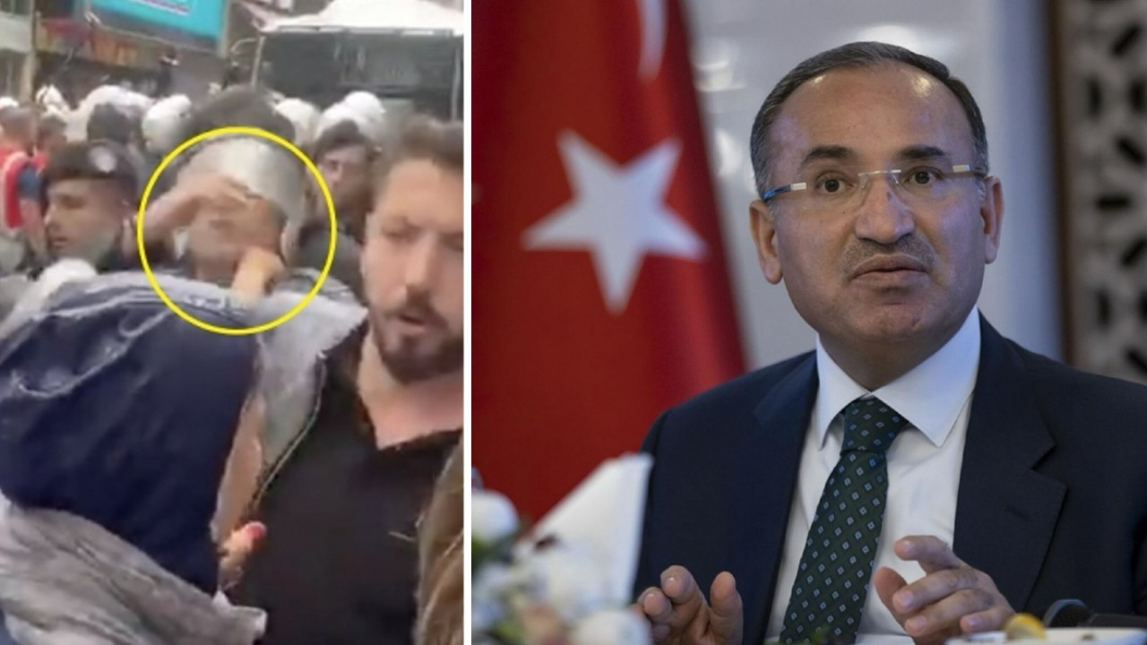 Adalet Bakanı Bekir Bozdağ'dan polise yumruk atan HDP'li vekile sert tepki!
