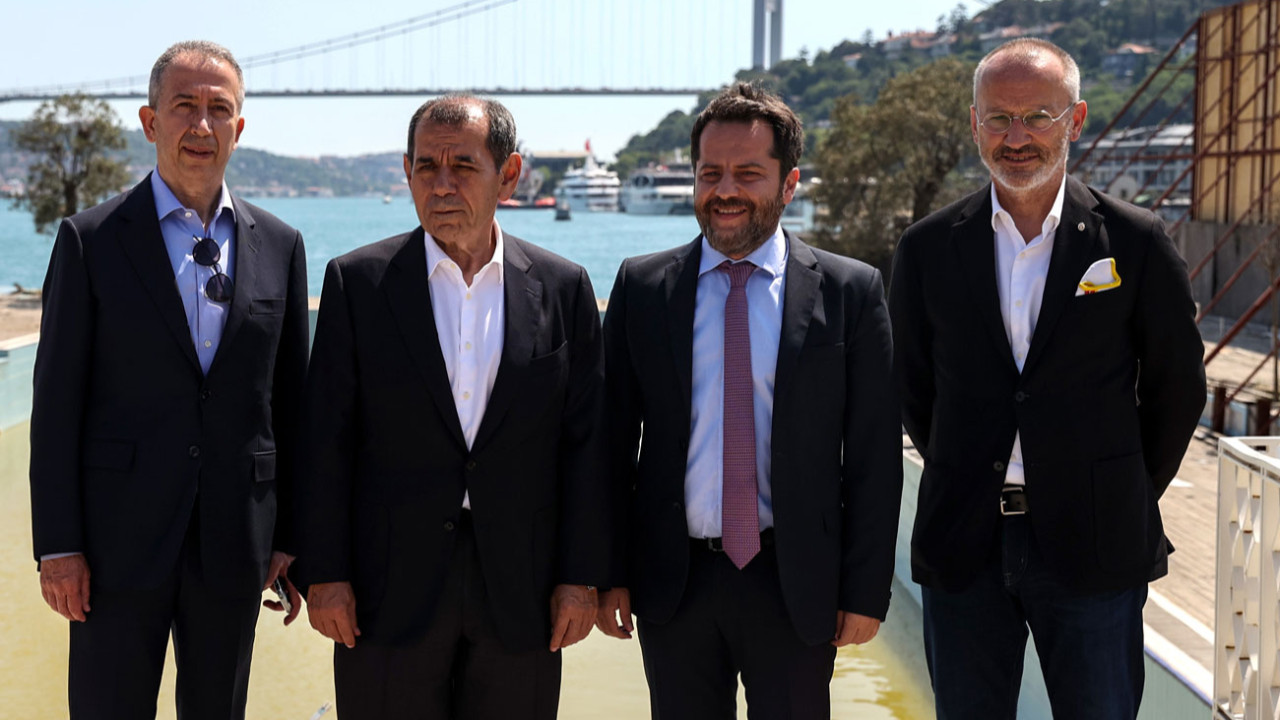 Sarı-kırmızılı kulübün başkanı Dursun Özbek, Galatasaray Adası’nı inceledi