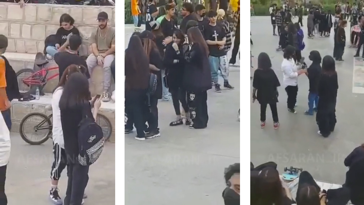 İran'da kaykay etkinliğine başörtüsüz katılan 5 genç kız gözaltına alındı