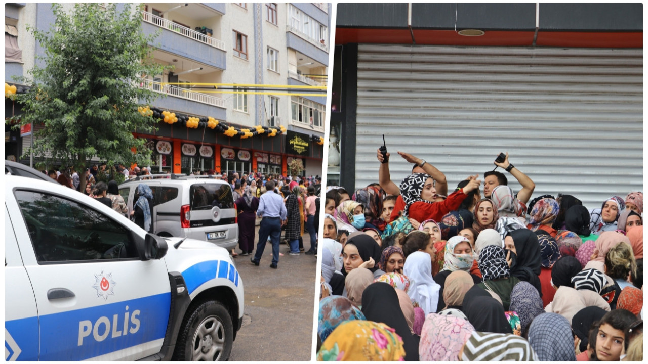 Diyarbakır'da indirim izdihamı! Polisin uyarısını dikkate almadılar