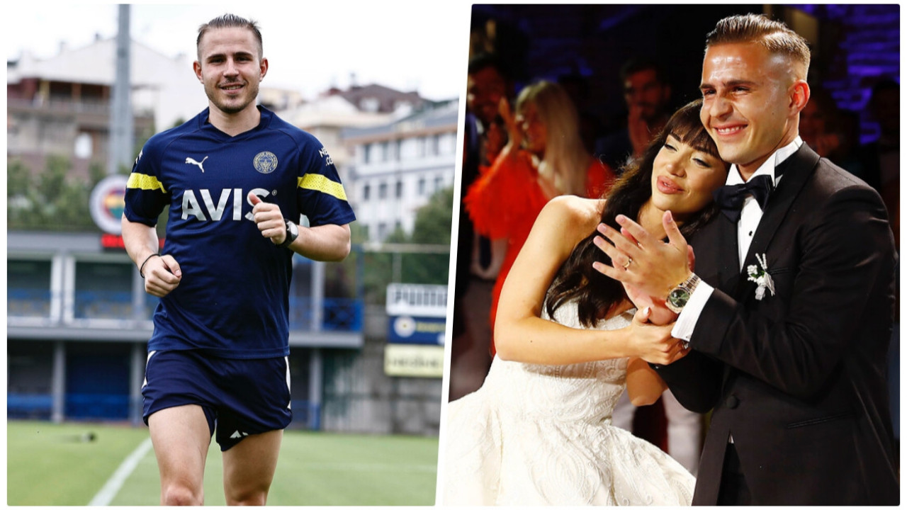 Fenerbahçe'nin Yunan yıldızı Dimitris Pelkas'ın mutlu günü: Sevgilisi Kiveli Marda ile dünyaevine girdi