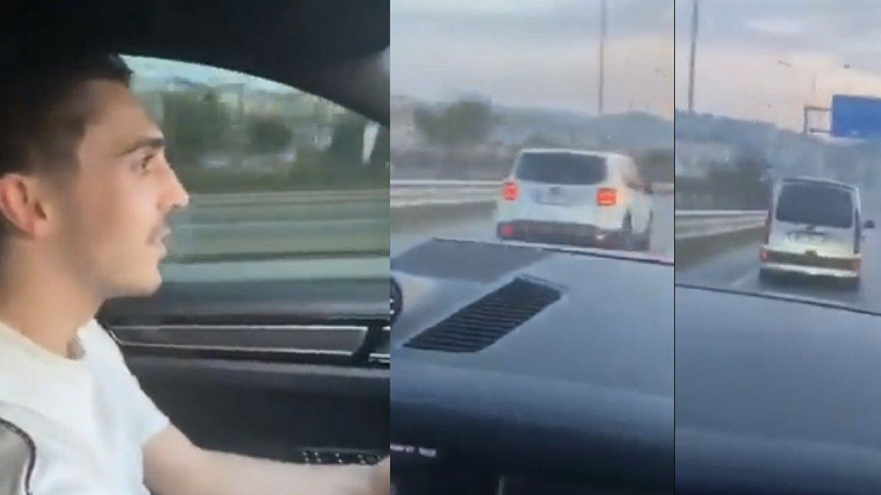 Trabzonsporlu Abdülkadir'in trafikte hız yaptığı görüntüler gündem oldu: Akıllara Ahmet Çalık geldi