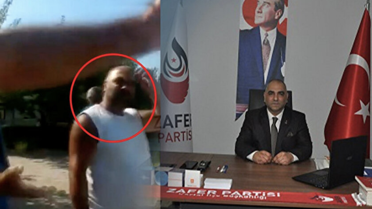 Başörtülü kadının haşemayla havuza girmesine engel olan Atakan Tatlı'nın Zafer Partisi Kartal İlçe Başkanı olduğu ortaya çıktı