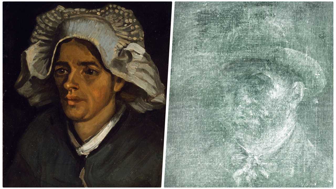 Van Gogh'un tablosunun arkasındaki gizli otoportresi, X-ray ile keşfedildi