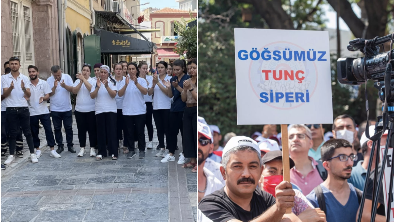 Bir mesajla işten çıkarılan taşeron işçiler CHP'yi protesto etti