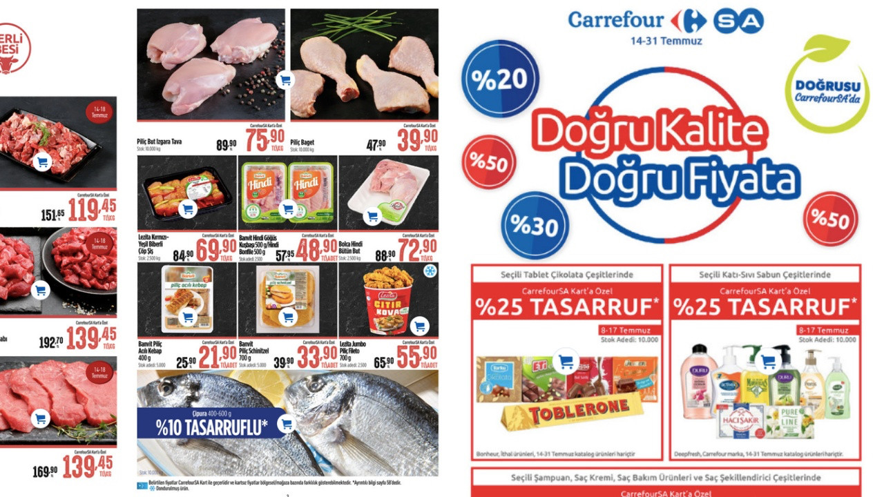 Carrefour 30 Temmuz 2022 Cumartesi aktüel ürünler kataloğu fiyat listesi