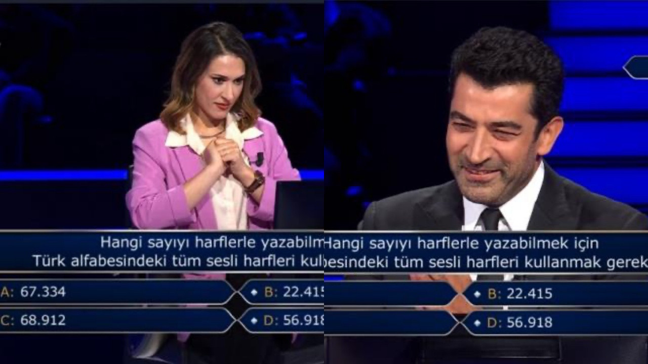 "Kim Milyoner Olmak İster?" yarışmacısı Türkçe'deki sesli harfleri sayamadı! Kenan İmirzalıoğlu neye uğradığını şaşırdı!