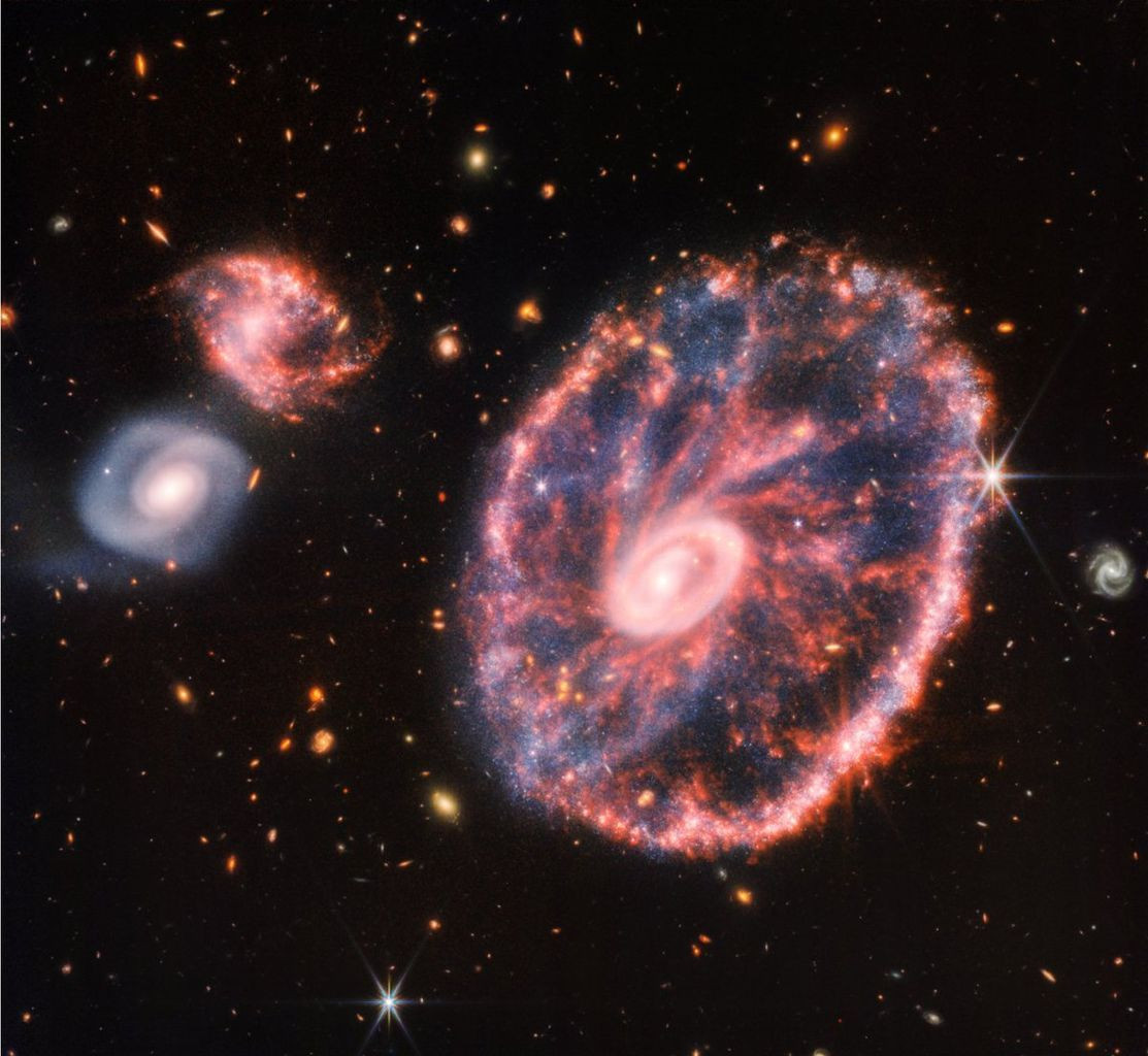 James Webb Teleskobu Cartwheel Galaksisi’ni görüntüledi, TUA'dan esprili paylaşım geldi - Sayfa 2