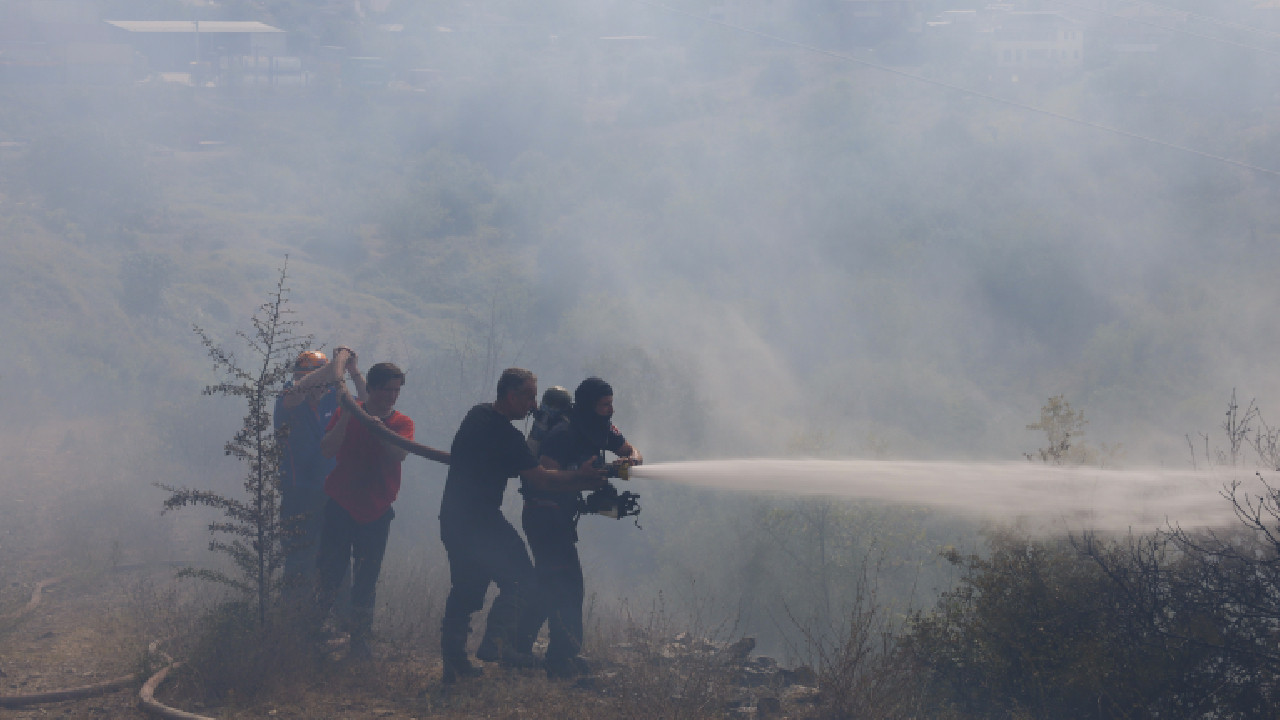 Kocaeli'de ormanlık alanda yangın çıktı, 4 hektar küle döndü