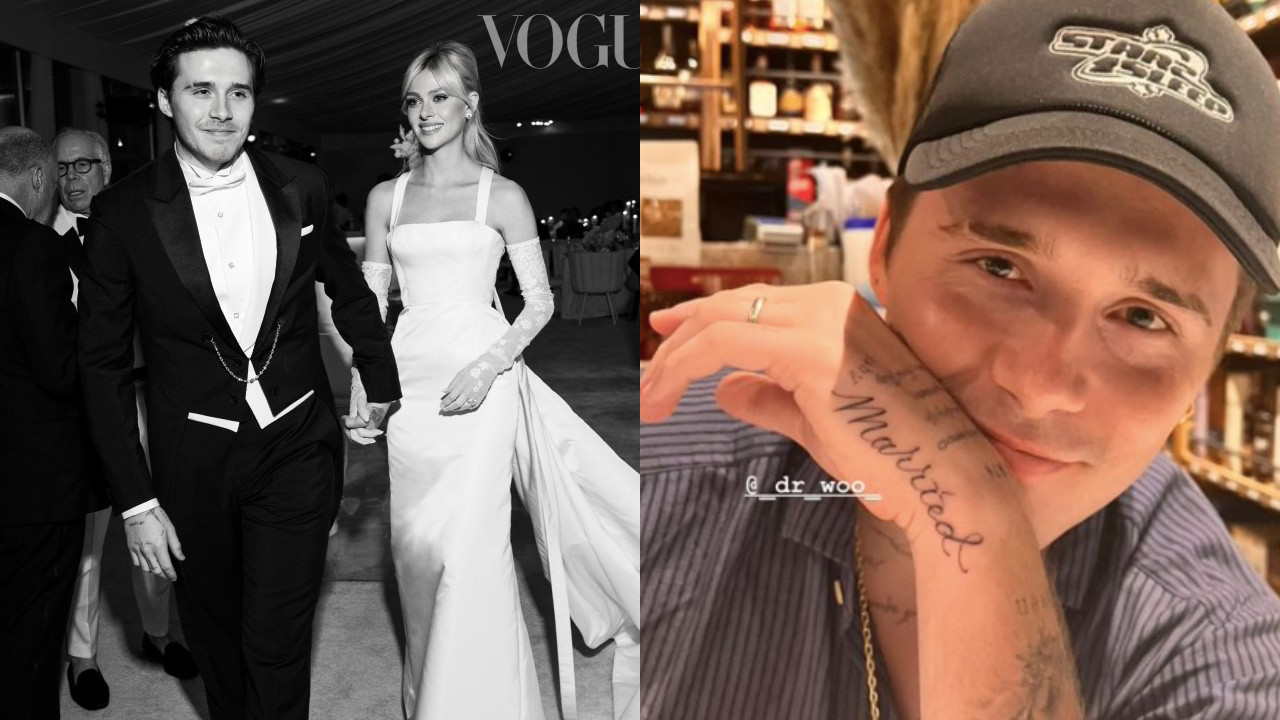 Brooklyn Beckham eşi Nicola için yaptırdığı son dövmesiyle sosyal medyayı salladı: Bebeğime sürpriz!